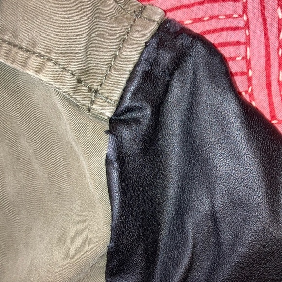 Talula small army Green / Black Utility Jacket with Hood - damaged - Picture 5 of 16